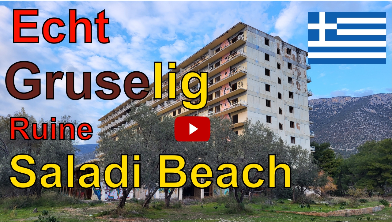 Das gruslige Hotel   Saladi Beach  und die      Franchthi Höhle ein&nbsp;Video